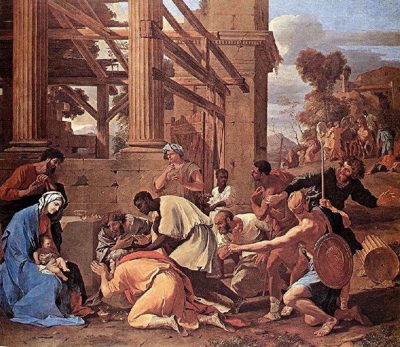 Nicolas Poussin Adoration of the Magi Germany oil painting art